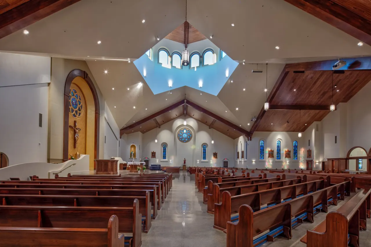 Holy Rosary Church, Woodland, CA | photograph by Ed Asmus