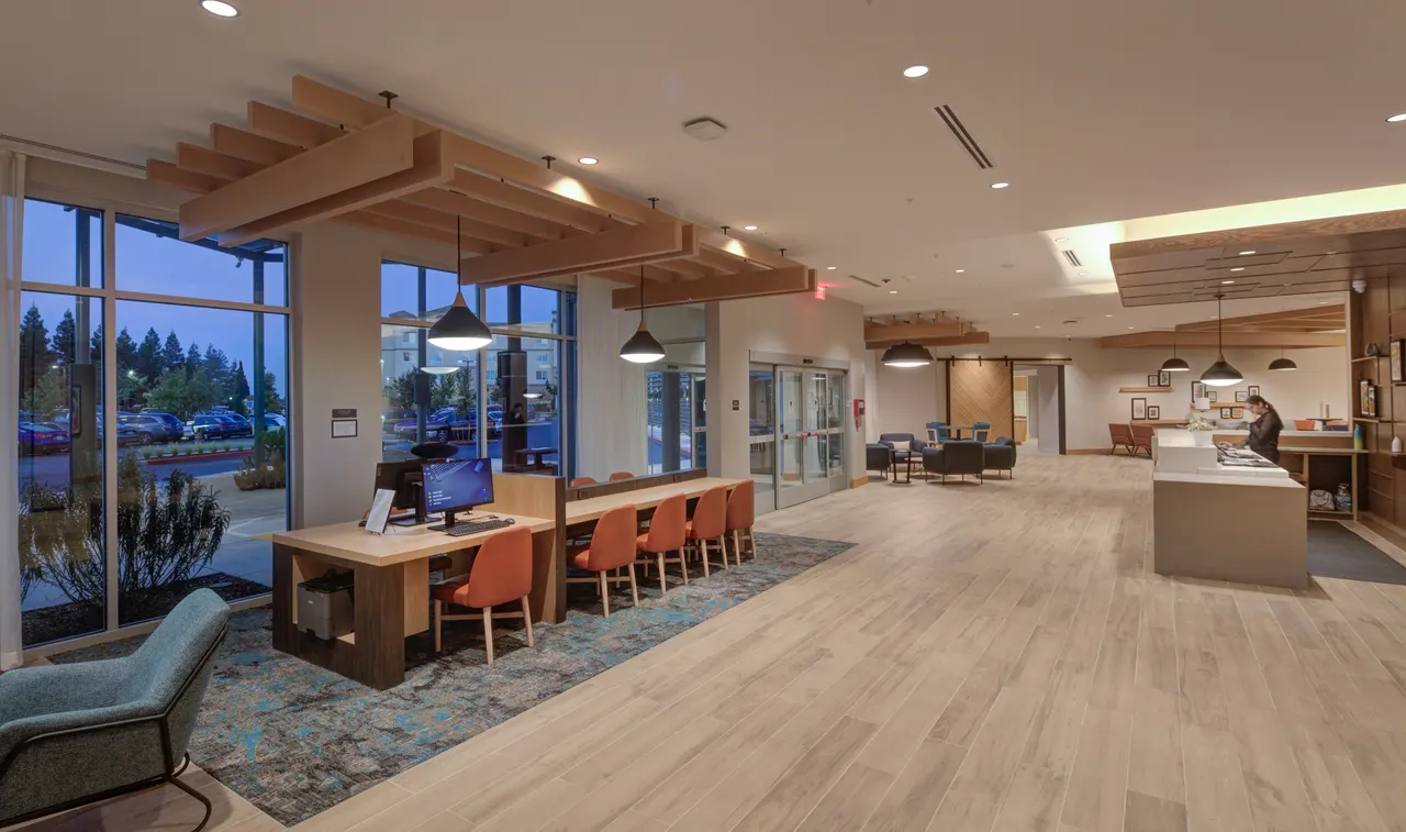 Hyatt House Sacramento Airport, Sacramento, CA  HRGA Architects | photograph by Ed Asmus