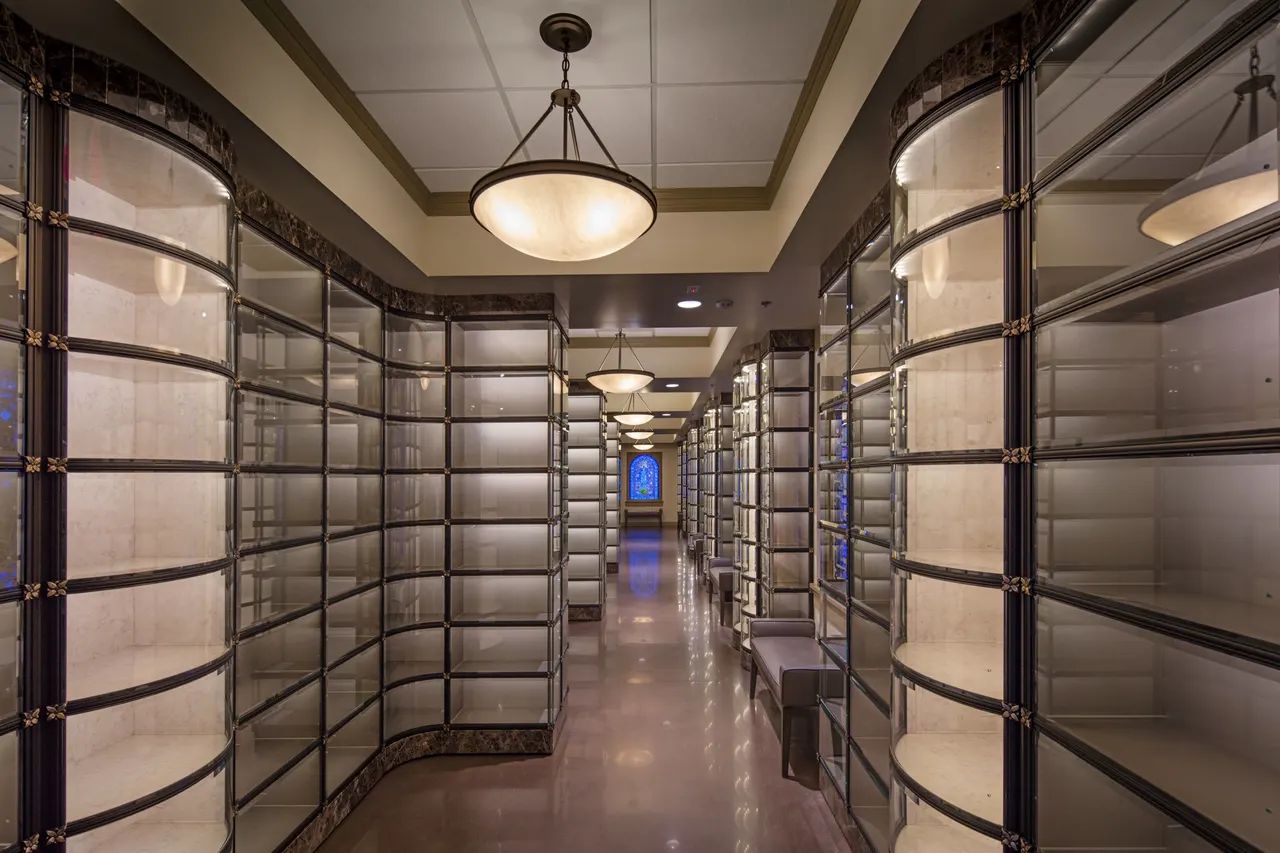St. Mary's Catholic Funeral Center, Sacramento, CA | photograph by Ed Asmus