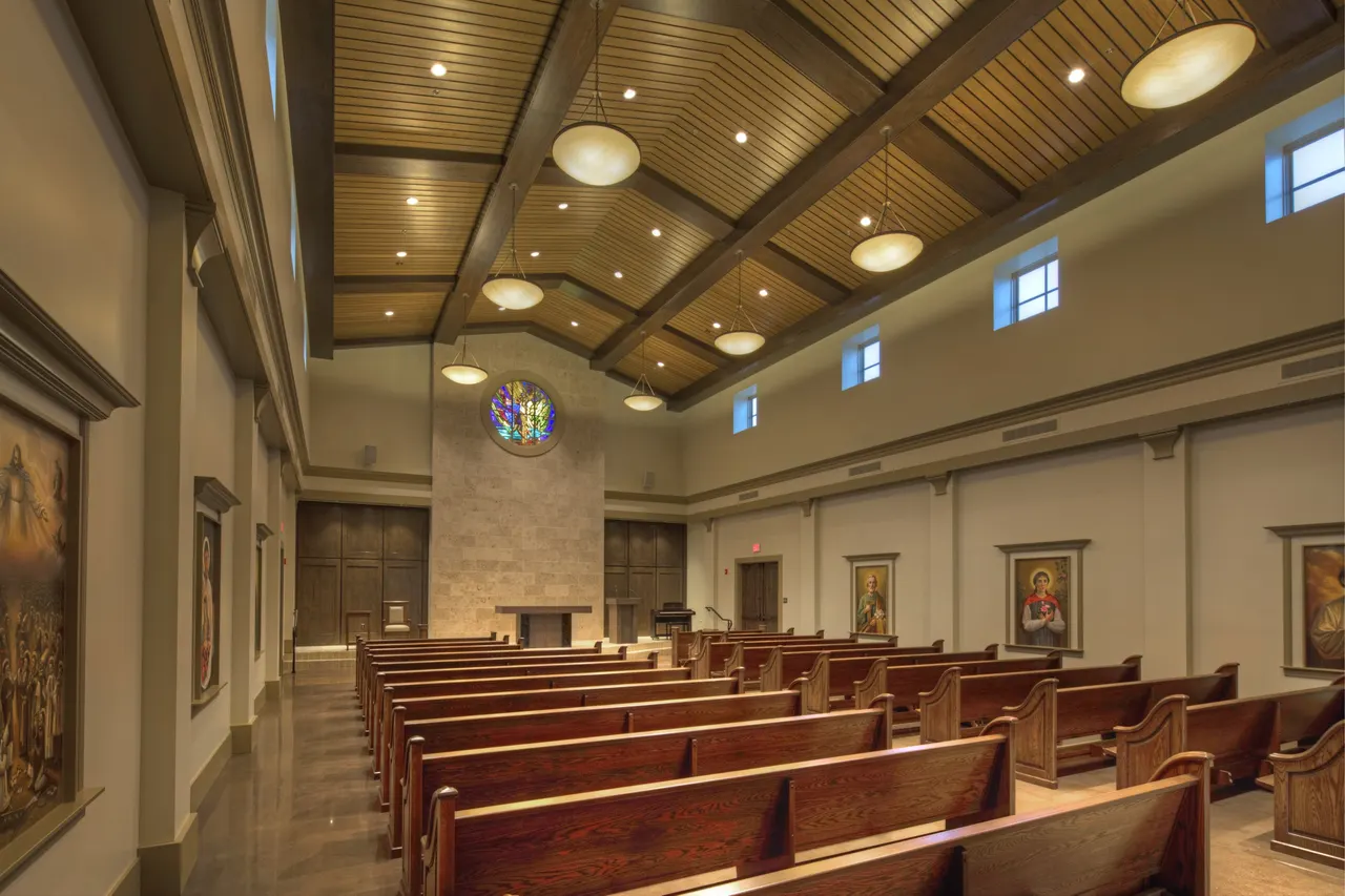 St. Mary's Catholic Funeral Center, Sacramento, CA | photograph by Ed Asmus