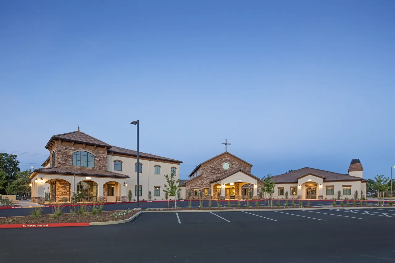 St. Mary's Catholic Funeral Center, Sacramento, CA | photograph by Ed Asmus