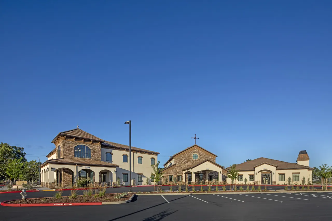 St. Mary's Catholic Funeral Center, Sacramento, CA | photograph by Ed Asmus